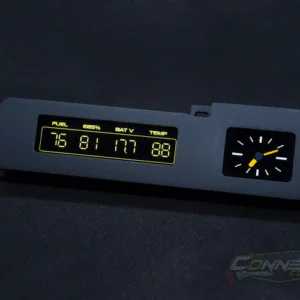 Replace the dated centre dash gauge cluster in your Mazda RX3 or 808 with this fully integrated, direct replacement RX3 Center Gauge Digital Display module which operates via CANBUS to display vital information as well as safety warnings on a bright, easy to read display.