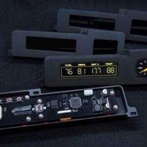 Replace the dated centre dash gauge cluster in your Mazda RX3 or 808 with this fully integrated, direct replacement RX3 Center Gauge Digital Display module which operates via CANBUS to display vital information as well as safety warnings on a bright, easy to read display.