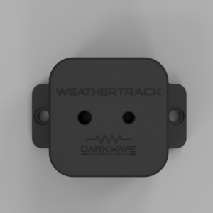 WeatherTrack unit — top view