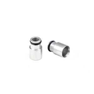 Injector Dynamics Clear Anodize ID Bottom Adaptor, +12mm, 14mm lower o-ring | 48.60.14B V2