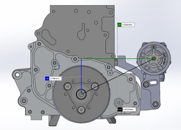 Magnus 4G63 Low Mount Mechanical Fuel Pump Kit