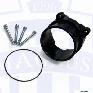 Magnus 68mm High Boost Inlet Adaptor to 3″ Silicone/Vibrant HD for Bosch Throttle Body