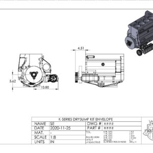 Magnus K-Series RWD Billet Dry Sump Pan