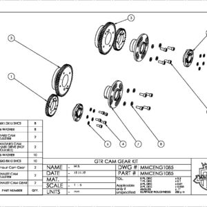 VR38 Adjustable Cam Gears VCT delete