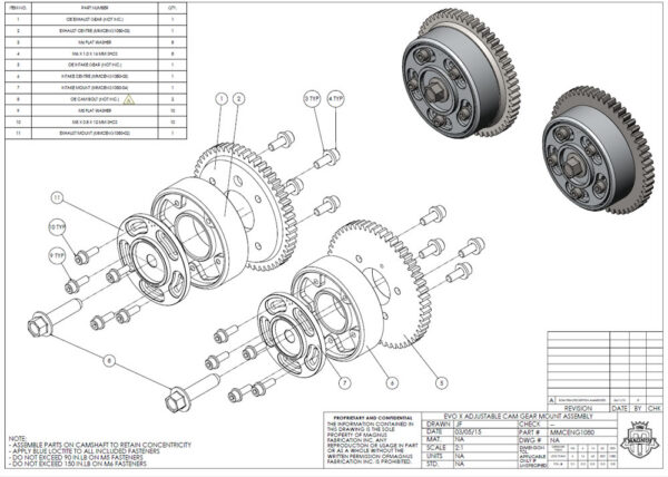 4B11 Adjustable Cam Gears/MIVEC Delete