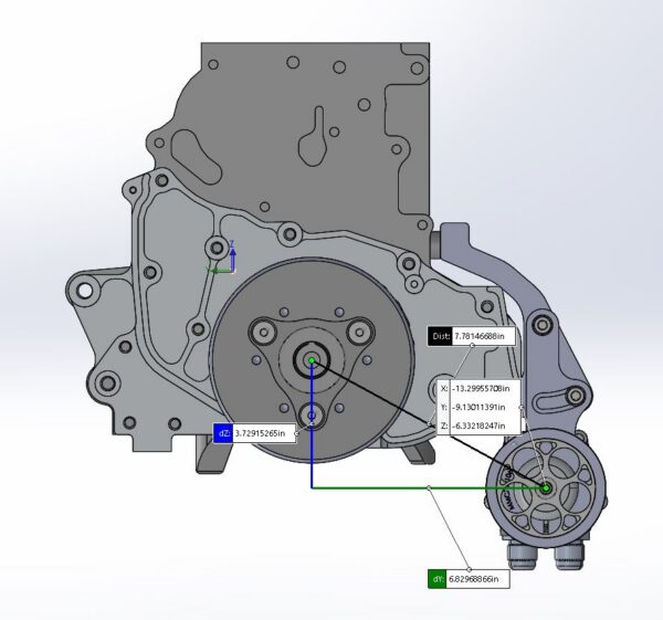 Magnus 4G63 Low Mount Mechanical Fuel Pump Kit
