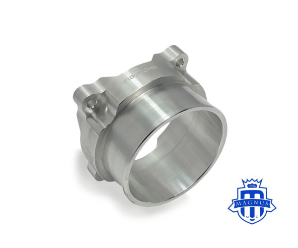 MMCINT2013_INTAKE_FRONT Magnus 82mm High Boost Inlet Adaptor to 3.5″ Silicone / Vibrant HD for Bosch Throttle Body
