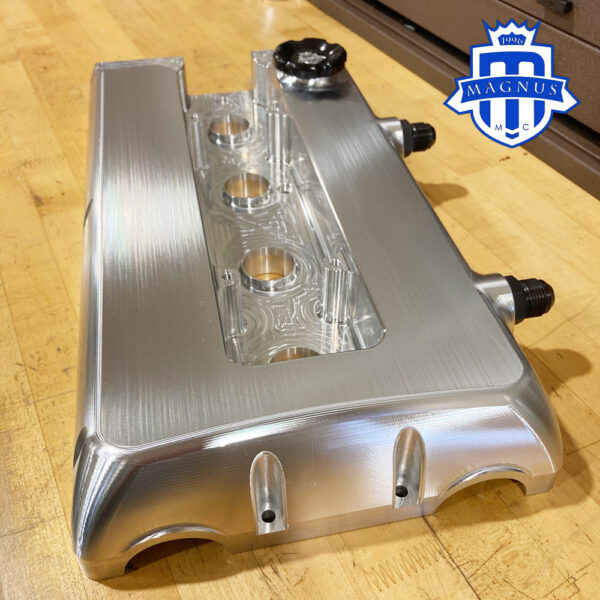 Magnus 4G63 Evo 4-9 Billet Valve Cover for Dry Sump or w/ Oil Cap