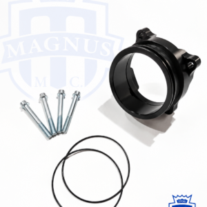 Magnus 68mm High Boost Inlet Adaptor to 3″ Silicone/Vibrant HD for Bosch Throttle Body