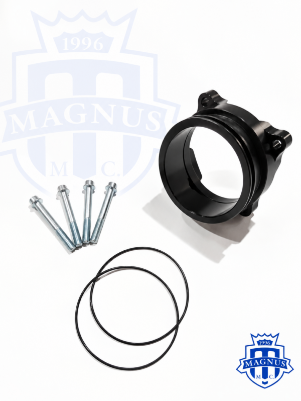 Magnus 68mm High Boost Inlet Adaptor to 3″ Silicone/Vibrant HD for Bosch Throttle Body