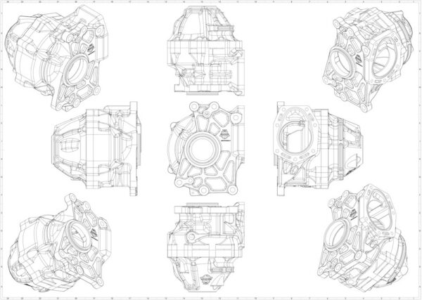 Evo VII – IX Billet Transfer Case Housing