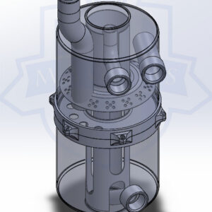 Magnus GTR R35 9 Liter / 2.3 Gallon capacity DBA Dry Sump Tank