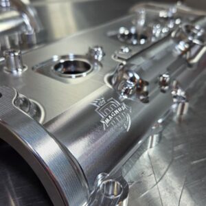Magnus GTR Billet Valve Cover with -12 Breather Ports for GTR VR38 R35