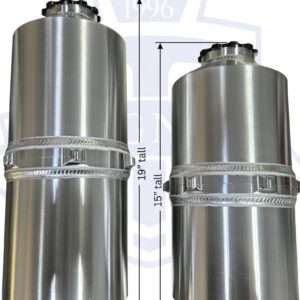 Magnus Dry Sump Tank 7″ diameter 11 Liter / 3 Gallon capacity