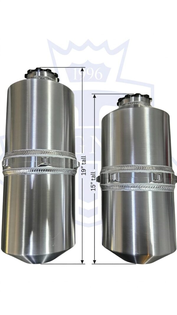 Magnus Dry Sump Tank 7″ diameter 11 Liter / 3 Gallon capacity